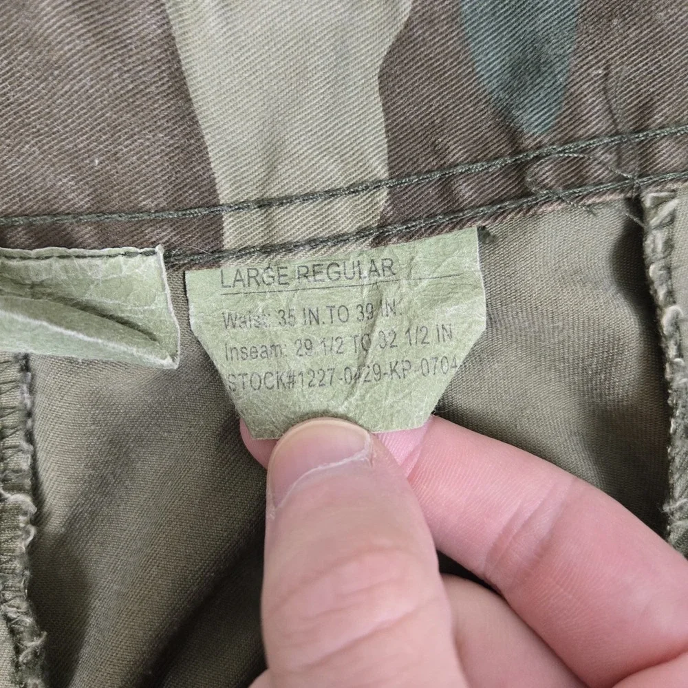 Rothco Ultra Force BDU Pants Mens Large Reg Woodland Camo Cargo Army Tactical